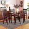 Baxton Studio Ani Modern and Contemporary Dark Brown Finished Wood 5-Piece Dining Set 183-11430-8026-Zoro - alternate 6